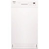 Whirlpool 18 in. White Front Control Dishwasher with Stainless Steel Tub, 50 dBA