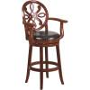 Flash Furniture 30.5 in. Cherry Bar Stool
