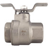 Apollo 1-1/4 in. Stainless Steel FNPT x FNPT Full-Port Ball Valve with Tee Handle