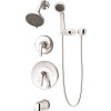 Symmons Elm 2-Handle Wall-Mounted Tub and Shower Trim Kit with Hand Shower in Polished Chrome (Valves not Included)