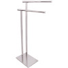 Kingston Brass European Pedestal Bath Towel Rack in Polished Chrome