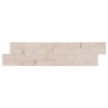 MSI Myra White Splitface Ledger Panel 6 in. x 24 in. Textured Limestone Stone Look Wall Tile (60 sq. ft./Pallet)