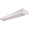 Commercial Electric 48 in. 4000 Lumens Integrated LED White Wraparound Light 4000K Bright White