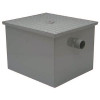 Zurn 11 in. x 11 in. Steel Grease Trap with 2 in. No-Hub Inlet