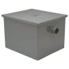 Zurn 28 in. x 22 in. Steel Grease Trap with 4 in. no-hub inlet