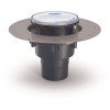 Zurn 5 in. Round CO2 Finished Area Floor Cleanout with Round Stainless Steel Cover Stainless Steel Deck Plate