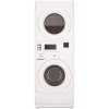 Whirlpool White Commercial Laundry Center with 3.1 cu. ft. Washer and 6.7 cu. ft. 120-Volt Gas Vented Dryer