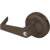 Yale Commercial Locks and Hardware Dark Bronze Painted Classroom Exit Device Lever Handle Outside Trim