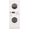 White Commercial Laundry Center with 3.1 cu. ft. Washer and 6.7 cu. ft. 240-Volt Electric Vented Dryer Coin Operated