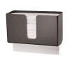 Alpine Industries Acrylic Black Wall-Mounted Paper Towel Dispenser