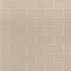 MSI Portico Pearl 3 in. x 6 in. Glossy Ceramic Stone Look Wall Tile (1 sq. ft./Case)