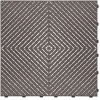 Swisstrax 15.75 in. x 15.75 in. Grey Ribtrax Smooth ECO Flooring (6-Tile/pack) (10 sq. ft.)