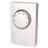 KING Line Voltage Single Pole Mechanical Bi-Metal Thermostat in White