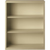 Hirsh 42 in. H Metal Putty 3-Shelf Standard Bookcase