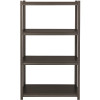 Iron Horse Black 4-Tier Steel Shelving Unit (36 in. W x 60 in. H x 18 in. D)