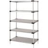 Quantum Storage Systems Chrome 4-Tier Chrome Wire Shelving Unit (36 in. W x 54 in. H x 18 in. D) Quantum Storage Systems Chrome 4-Tier Chrome Wire Shelving Unit (36 in. W x 54 in. H x 18 in. D)