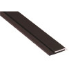 Pemko 1.125 in. x 36 in. Dark Bronze Door Bottom Sweep with Black Insert