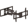 Continu-us Double Swing Arm Articulating Wall Mount for 49 in. - 75 in., 140 lbs. Max in Black