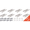 Everbilt 18 in. Full Extension Undermount Soft Close Drawer Slide Set 8-Pairs (16 Pieces)