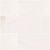 MSI Bianco Dolomite Beveled 12 in. x 24 in. Polished Marble Look Floor and Wall Tile (10 sq. ft./Case)