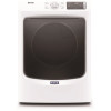 Maytag 7.3 cu. ft. 240-Volt White Stackable Electric Vented Dryer with Quick Dry Cycle, ENERGY STAR