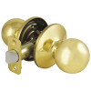 Defiant Saturn Polished Brass Passage Hall/Closet Door Knob