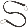 Ergodyne 10 lbs. Black Extended Dual Carabiner Tool Lanyard