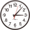 Pyramid Time Systems 17. in. RF Wireless Synchronized 2-Hour Analog Wall Clock Pyramid Time Systems 17. in. RF Wireless Synchronized 2-Hour Analog Wall Clock