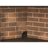 Pleasant Hearth Firebrick Panel Set for 32 in. Zero Clearance Ventless Dual Fuel Fireplace Insert
