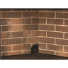 Pleasant Hearth Firebrick Panel Set for 36 in. Zero Clearance Ventless Dual Fuel Fireplace Insert