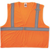 Ergodyne GLoWEAR Class 2 Small/Medium Orange Hi-Vis Type R Economy Mesh Vest