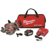 Milwaukee M18 FUEL 18V 7-1/4 in. Lithium-Ion Cordless Rear Handle Circular Saw Kit with 12.0 Ah Battery and Rapid Charger