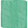 Renown 12 in. x 12 in. General Purpose Microfiber Cleaning Cloth, Green (12-Pack)