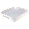 Lodging Star 11 in. x 14 in. White Hospitality Tray