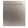 ZLINE 24" Stainless Steel Top Control Dishwasher with Stainless Steel Tub and Traditional Style Handle, 52 dBa