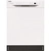 Frigidaire 24 in. White Front Control Tall Tub Dishwasher with Stainless Steel Tub, 52 dBA
