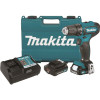 Makita 12V max CXT Lithium-Ion Cordless 3/8 in. Driver Drill Kit, 2.0 Ah