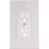 Titan3 White Smooth 1-Gang Plastic Decorator Wall Plate (5-Pack)
