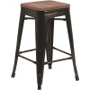 Flash Furniture 24 in. Black Bar Stool Flash Furniture 24 in. Black Bar Stool