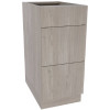 Cambridge Grey Nordic Ready to Assemble Slab Style 15 in Base Kitchen Cabinet, 3 Drawer (15 in W x 24 in D x 34.50 in H) Cambridge Grey Nordic Ready to Assemble Slab Style 15 in Base Kitchen Cabinet, 3 Drawer (15 in W x 24 in D x 34.50 in H)