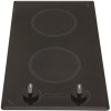 Kenyon Mediterranean 12 in. Radiant Electric Cooktop in Speckled Black with 2-Elements Knob Control 120-Volt