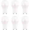 EcoSmart 100-Watt Equivalent A19 Dimmable GU24 Base Cool White LED Light Bulb (6-Pack)