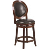 Carnegy Avenue 26 in. Counter Height Cappuccino Bar Stool Carnegy Avenue 26 in. Counter Height Cappuccino Bar Stool