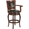 Carnegy Avenue 28 in. Bar Height Cherry Bar Stool Carnegy Avenue 28 in. Bar Height Cherry Bar Stool