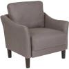 Carnegy Avenue Dark Gray Fabric Arm Chair Carnegy Avenue Dark Gray Fabric Arm Chair