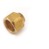 Anderson Metals 5/8 in. x 1/2 in. Brass Flare Nut Forged (10-Bag) Anderson Metals 5/8 in. x 1/2 in. Brass Flare Nut Forged (10-Bag)