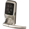 Lockly Secure PRO Satin Nickel Smart Alarmed Locks Latch with 3D Fingerprint and WiFi (Works with Alexa and Google Home)