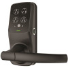 Lockly Secure PRO Matte Black Smart Alarmed Lock Latch with 3D Fingerprint and WiFi (Works with Alexa and Google Home)