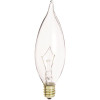 Satco 40-Watt CA9.5 Candelabra Base Flame Dimmable Incandescent Light Bulb (25-Pack)