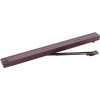 GLYNN-JOHNSON 27 in. L x 1-3/8 in. Tall x 2-1/8 in. D Dark Bronze Surface Single-Point Hold-Open Overhead Stop